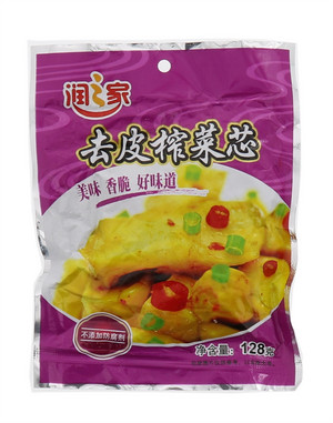 润之家去皮榨菜丝128g