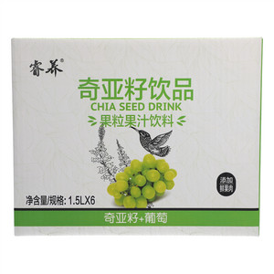 睿养奇亚籽葡萄复合果粒果汁饮料