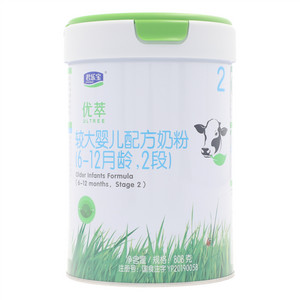君乐宝优萃较大婴儿配方奶粉（6-12月龄，2段）