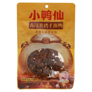 小鸭仙古法炭烤手撕鸭（辐照食品）