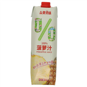 众果美味100%菠萝汁