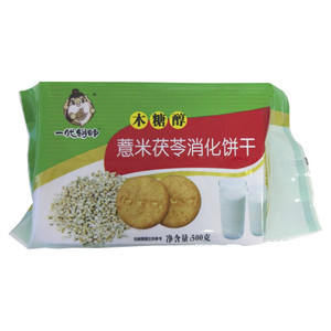 一代饼师木糖醇薏米茯苓消化饼干