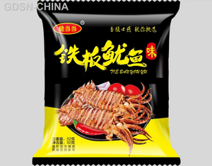 脆当当铁板鱿鱼味油炸型方便面