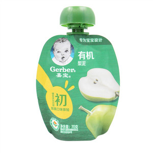 雀巢嘉宝有机梨泥