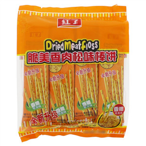 红了脆美香肉松味棒饼