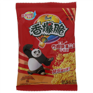 康师傅香爆脆奇趣怪味豆味干脆面（清真）
