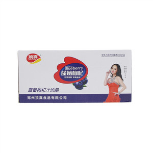 顶真蓝莓枸杞箱1*8罐