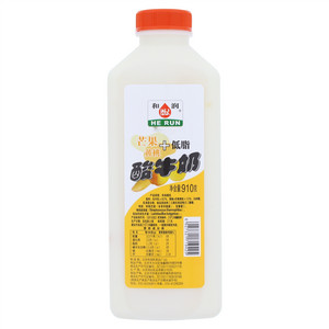 和润芒果+黄桃低脂酸牛奶