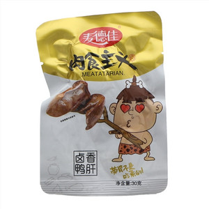 麦德佳肉食主义卤香鸭肝