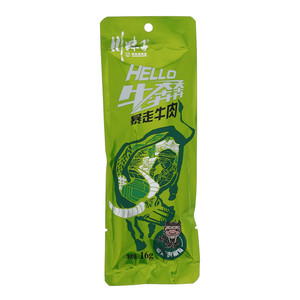 川妹子老坛泡椒味HELLO牛奔奔暴走牛肉