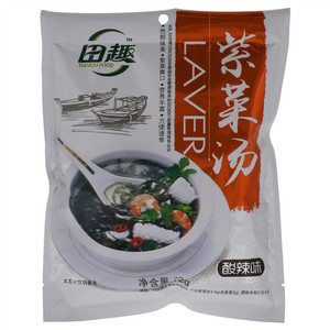 田趣酸辣味紫菜汤