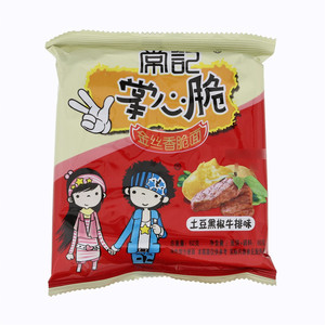 常记土豆黑椒牛排味油炸型方便面