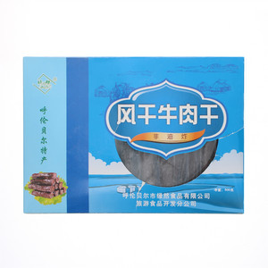 绿川然非油炸风干牛肉干