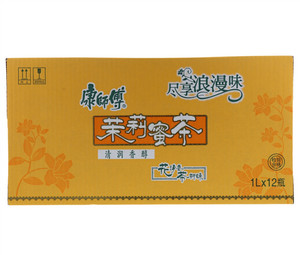 康师傅茉莉蜜茶(调味茶饮品)1L×12瓶