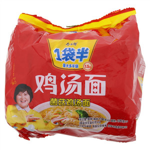 今麦郎1袋半菌菇鸡汤面