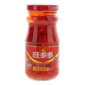 旺多多冰糖草莓罐头