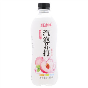 狂小能蜜桃汽泡苏打（蜜桃味）