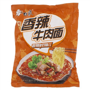 白象香辣牛肉面