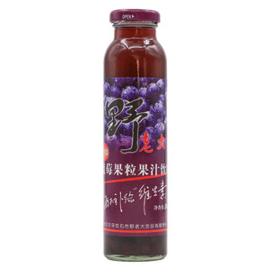 野老大蓝莓果粒果汁饮料