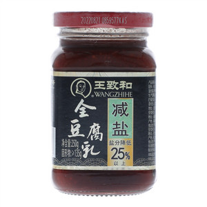 王致和减盐全豆腐乳