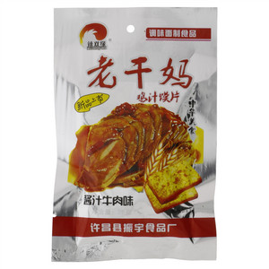 辣双缘老干妈酱汁牛肉味鸡汁馍片调味面制食品
