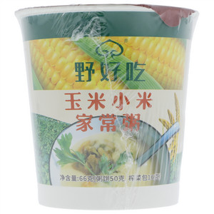 野好吃玉米小米家常粥