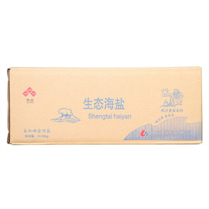 鲁晶牌未加碘生态海盐箱装（夙沙煮海系列）
