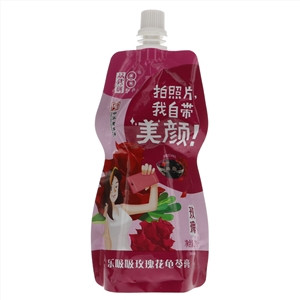 双钱乐吸吸玫瑰花龟苓膏