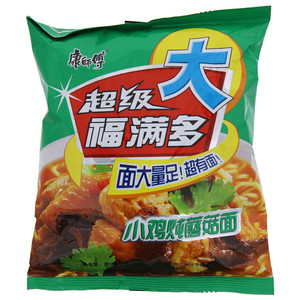 康师傅超级大福满多小鸡炖蘑菇面