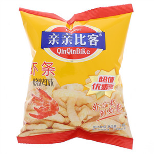 亲亲比客烧烤味虾条