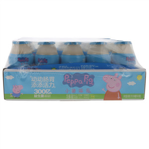 好+1peppa pig小猪佩奇原味乳酸菌饮品