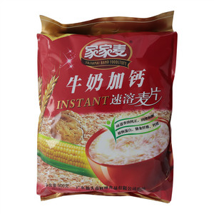 家家麦900g麦片牛奶加钙