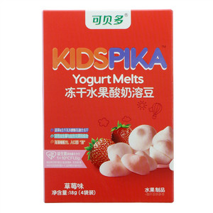 KIDSPIKA可贝多草莓味冻干水果酸奶溶豆