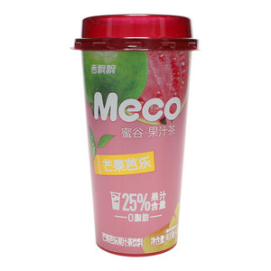 香飘飘Meco蜜谷芒果芭乐果汁茶饮料400ml