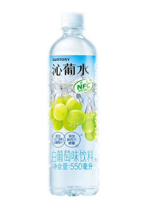 三得利沁葡水 白葡萄味饮料550ml