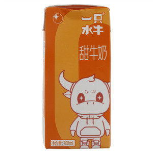 一只水牛甜牛奶