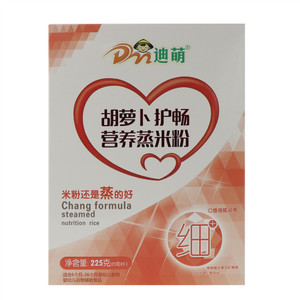 迪萌胡萝卜护畅营养蒸米粉