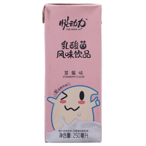悦动力草莓味乳酸菌饮品