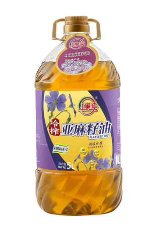 红果实一级冷榨亚麻籽油