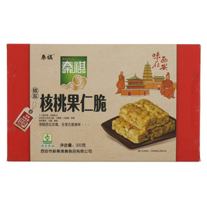 秦祺椒盐核桃果仁脆300克