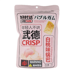 好时达白桃味锅巴（含油型膨化食品）