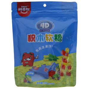 阿麦斯4D积木果汁软糖