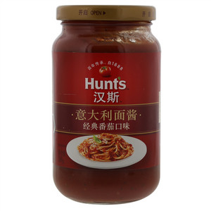 汉斯/Hunts经典番茄口味意大利面酱