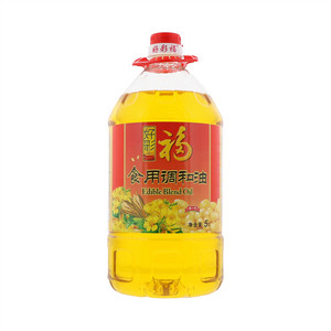 好彩福花生食用植物调和油5L