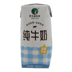 得力康乳业纯牛奶