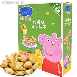 Peppa pig160g注心饼(柠檬)盒装