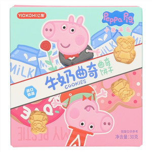 YICKCHI亿智Peppa Pig小猪佩奇牛奶曲奇