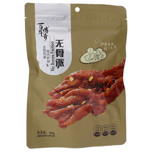 百年传奇碳烤无骨鸭掌鲜辣100克