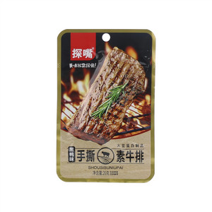 探嘴黑鸭味手撕素牛排