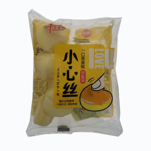 千丝牛乳味小心丝一口蒸蛋糕